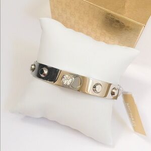 Michael Kors Astor double hinge bangle bracelet